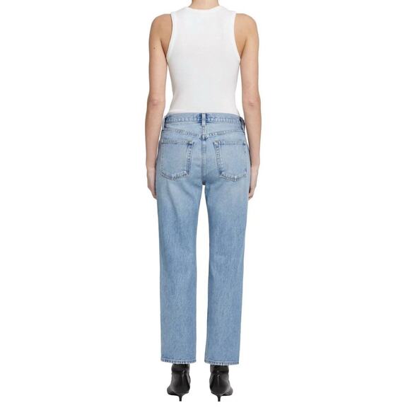 Agolde Valen Straight Leg Jeans Womens 25 Classic High Rise Capsule Wardrobe Z16 - Picture 2 of 9